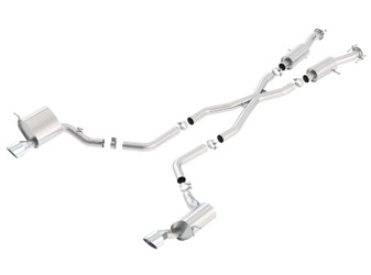 BORLA 140632 S-Type Cat-Back Exhaust System for 15-23 Jeep Grand Cherokee SRT