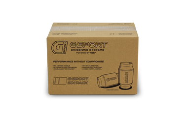 DISCONTINUED GESI G-Sport 6PK OBD2 300 CPSI 3in Inlet/Outlet x 4in Diameter Body x 7in OAL Catalytic Converter - 610030