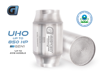 DISCONTINUED GESI G-Sport 300 CPSI EPA Approved 4in Inlet/Outlet x 4.5in Body x 7in OAL Catalytic Converter - 85040