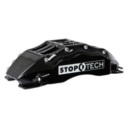 StopTech 06-09 Chevy Corvette Front BBK w/ Black ST-60 Calipers Slotted 380x35mm Rotors Pads Lines - 83.187.6D00.51