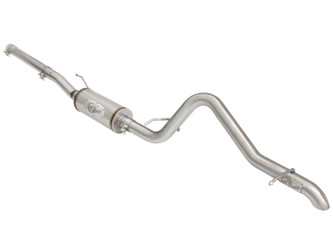 aFe Power 49-48057 MACH Force-Xp Hi-Tuck 2-1/2" Cat-Back Exhaust System No Tip for 07-18 Jeep Wrangler JK 3.8/3.6L