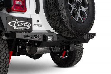 DISCONTINUED ADD Offroad 18 Jeep Wrangler JL Stealth Fighter Rear Bumper w/ Backup Sensor Cutouts