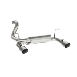 MBRP S5529409 XP Series Dual Rear Exit 2-1/2" Axle-Back Exhaust for 18-24 Jeep Wrangler JL 3.6L