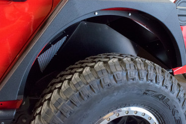 DISCONTINUED DV8 Offroad 2018+ Jeep Wrangler JL Rear Inner Fenders - Black