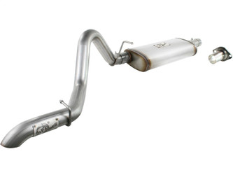 aFe Power MACH Force-Xp 2-1/2" 409 Stainless Steel Cat-Back Exhaust System for 97-06 Jeep Wrangler TJ 4.0L - 49-46223