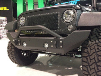 DISCONTINUED Iron Cross 18-19 Jeep Wrangler JL Stubby Base Front Bumper w/Bar - Matte Black