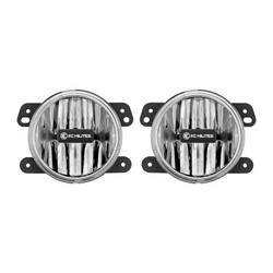 KC HiLiTES 0497 4" Gravity LED G4 SAE Fog Lights for 10-18 Jeep Wrangler JK