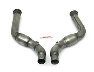 DISCONTINUED JBA High Flow Catted Mid-Pipes (Use With JBA 6965S LT Headers Only) (2005-2014 5.7L 300C, Charger, Challenger, Magnum RT) - 6966SYC