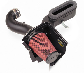 DISCONTINUED AIRAID Intake System w/ Scoop (SynthaMax Filter) (2005-2010 6.1L Dodge Charger, Magnum SRT) - 351-193