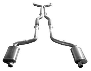 American Racing Headers CHL-09300CTBK Pure Thunder Catback with X-Pipe for 08-14 Challenger R/T 5.7L VVT, SRT8 6.1L & 6.4L 392 HEMI