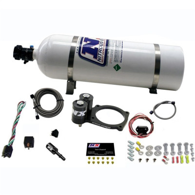Nitrous Express 20943-15 Plate Nitrous System 50-250hp 15lb Bottle for 15-23 Demon, Challenger, Charger, Durango SRT Hellcat, Trackhawk & TRX 6.2L HEMI