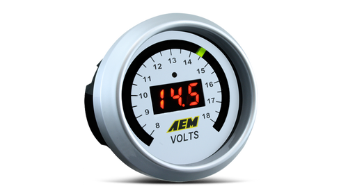 2-1/16 VOLTMETER, 8-18V, COBALT