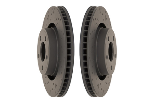 Hawk Performance Talon Drilled and Slotted Front Brake Rotor Set for 2014 Jeep Grand Cherokee SRT8 - HTC4203 Hawk Performance Talon Drilled and Slotted Front Brake Rotor Set for 2014 Jeep Grand Cherokee SRT8 - HTC4203