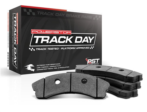 DISCONTINUED PowerStop Track Day Front Brake Pads (2006-2020 SRT-8 Vehicles w/ 4 Piston Brembo 6.1L 6.4L Dodge Chrysler Jeep) - PST-1298
