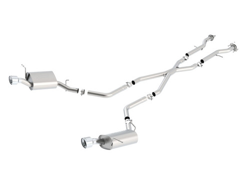 BORLA 140449 S-Type Cat-Back Exhaust for 11-24 Durango 3.6L & 5.7L VVT HEMI