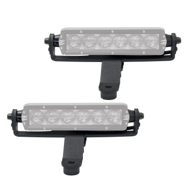 Go Rhino 730060T Cowl 6" Single Row LED Light Bar Mounts for 18-25 Jeep Wrangler JL & 20-25 Gladiator JT