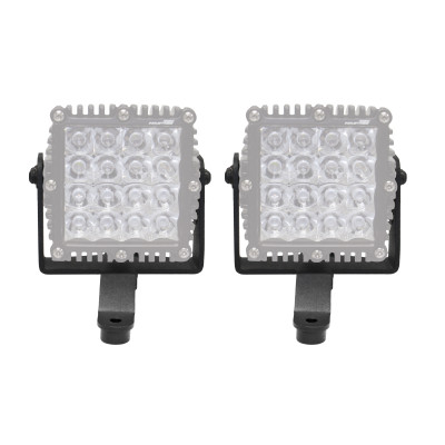 Go Rhino 730066T Cowl 6" Q4 LED Light Mounts for 18-25 Jeep Wrangler JL & 20-25 Gladiator JT