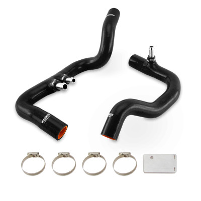Mishimoto MMHOSE-JLP-18ABK Silicone Radiator Hose Kit Black for 18-25 Jeep Wrangler JL & 20-25 Gladiator JT 3.6L Automatic