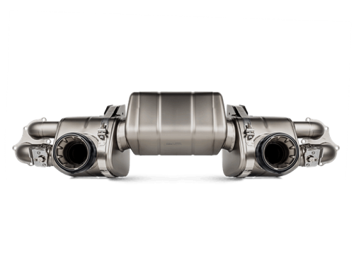DISCONTINUED Akrapovic 2020+ Porsche Cayman GT4 (718) Slip-On Line (Titanium) (Req Tips)