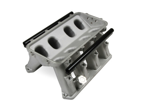 Holley EFI HI-Ram Intake Manifold in Silver with GM LS 4 Bolt 95mm