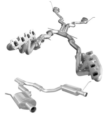 American Racing Headers JPTH-18200300FSNC 2" x 3" Full System Race Only for 18-21 Jeep Grand Cherokee Trackhawk 6.2L HEMI