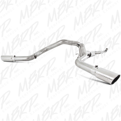 DISCONTINUED MBRP 2001-2007 Chev/GMC 2500/3500 Duramax EC/CC Down Pipe Back Cool Duals Off-Road (includes fron