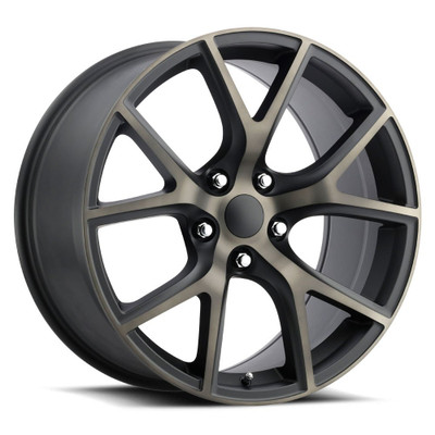 Factory Reproductions 75090355023 FR75 20x9 5x5 +34.7 Trackhawk Replica Wheel in Satin Black Machine Face Bronze Clear Factory Reproductions 75090355023 FR75 20x9 5x5 +34.7 Trackhawk Replica Wheel in Satin Black Machine Face Bronze Clear
