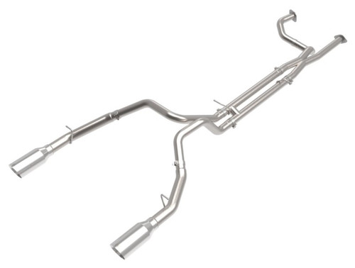 aFe Power 49-32084-P Vulcan Series 3" to 3-1/2" 304 Stainless Steel Cat-Back Exhaust System Polished Tips 21-23 RAM TRX 6.2L HEMI