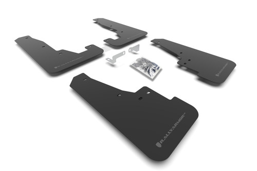 Rally Armor MF55-UR-BLK/GRY Black UR Mud Flaps Grey Logo for 16-24 Durango SXT, GT, R/T, SRT 392 & SRT Hellcat