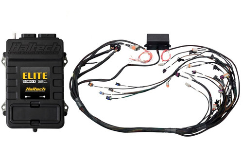 DISCONTINUED Haltech GM GEN IV LSX (LS2/LS3) DBW Ready Elite 2500 T Terminated Harn ECU Kit w/EV6 inj Connectors