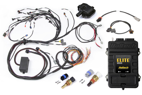 DISCONTINUED Haltech Nissan RB Single Cam Elite 2000 Terminated Harness ECU Kit