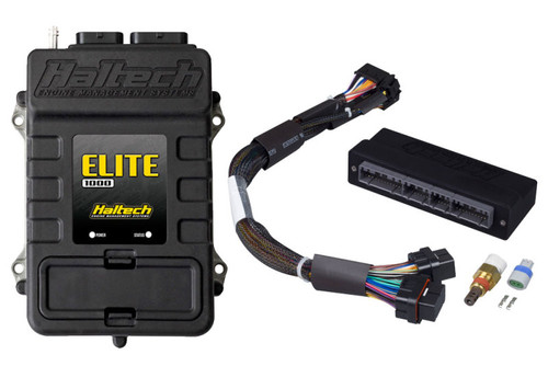 DISCONTINUED Haltech Mitsubishi EVO 1-3/GSR/RVR Elite 1000 Plug-n-Play Adaptor Harness ECU Kit