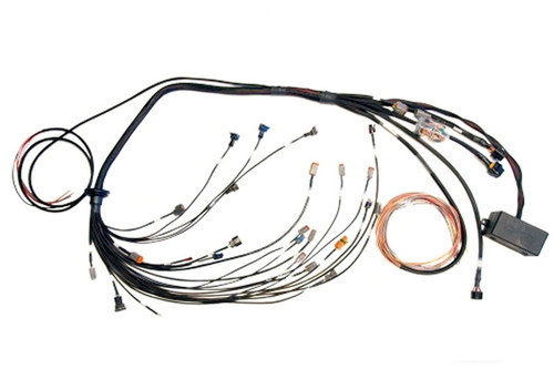 DISCONTINUED Haltech Mitsubishi 4G63 Elite 1000/1500 Terminated Harness w/2G CAS & Square EV1 Inj Connectors