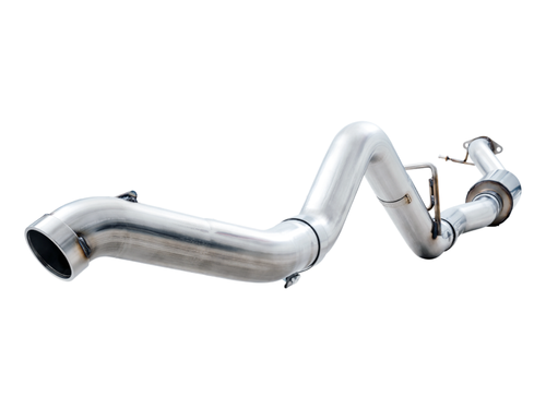DISCONTINUED AWE Tuning 2021+ Ford Bronco 0FG Exhaust (No Tips) w/ Bash Guard