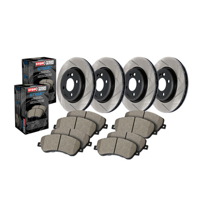 StopTech Street Pack Disc Brake Upgrade Kit Slotted for 11-17 Jeep Grand Cherokee 5.7L & 11-16 Dodge Durango 5.7L - 934.58002 StopTech Street Pack Disc Brake Upgrade Kit Slotted for 11-17 Jeep Grand Cherokee 5.7L & 11-16 Dodge Durango 5.7L - 934.58002