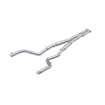 MBRP S7119AL Street Profile 3" Dual Rear Aluminized Cat-Back Exhaust for 15-16 Charger R/T 5.7L VVT HEMI