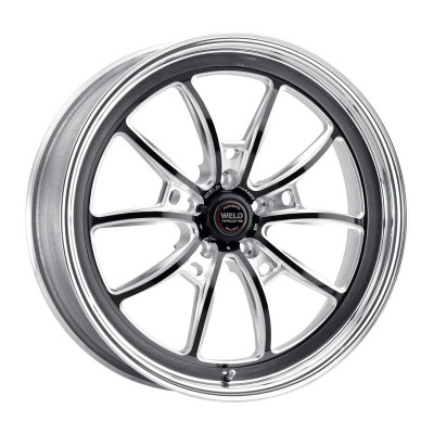 DISCONTINUED WELD Racing S80 RT-S 20x9 6.3" Backspace Black Center Front or Rear Wheel for 05-23 Challenger, Charger, Magnum & 300C SRT8, SRT & Hellcat - 80HB0090W63A