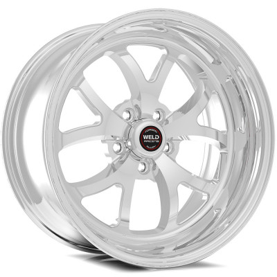 WELD Racing 76HP7050W22A S76 RT-S 17x5 2.2" Backspace Polished Front Wheel for 05-14 Challenger, Charger, Magnum, 300C SRT8, 15-23 Scat Pack & 2023 Demon 170