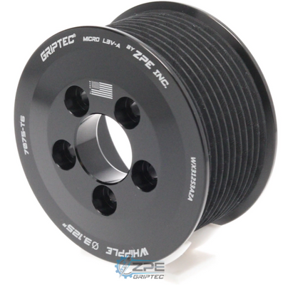 GripTec 10-Rib LV3-A Black Pulley 5 Bolt for Gen 5 or 6 3.0L & 3.8L Whipple Superchargers