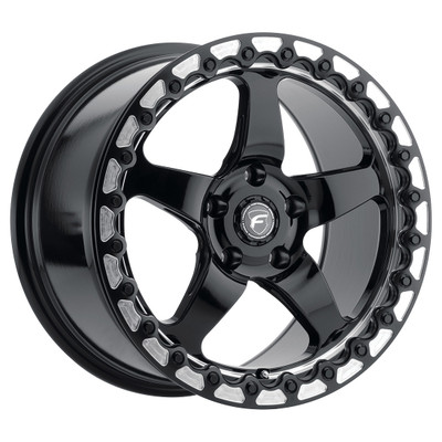 Forgestar Drag Pack Series D5 Beadlock 17x10 6.6" Backspace Gloss Black Machine Lip Rear Wheel for 05-23 Challenger, Charger, Magnum & 300C SRT8, SRT & Hellcat - F00170071P30 Forgestar Drag Pack Series D5 Beadlock 17x10 6.6" Backspace Gloss Black Machine Lip Rear Wheel for 05-23 Challenger, Charger, Magnum & 300C SRT8, SRT & Hellcat - F00170071P30