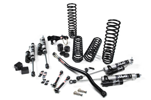 JKS Manufacturing JSPEC106KFR 2.5" J-Venture Suspension System FOX 2.0 Performance Remote Reservoir Shocks for 07-18 Jeep Wrangler Unlimited JK 4 Door Right Hand Drive