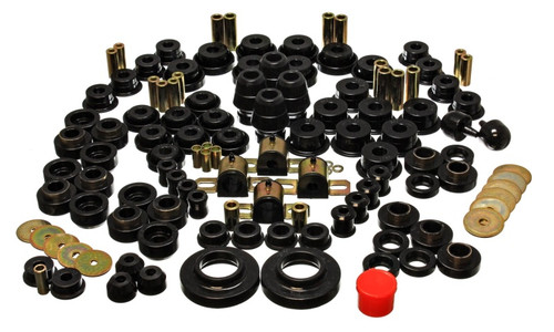 Energy Suspension 2.18107G Master Bushing Set Black for 97-06 Jeep Wrangler TJ & Unlimited Energy Suspension 2.18107G Master Bushing Set Black for 97-06 Jeep Wrangler TJ & Unlimited