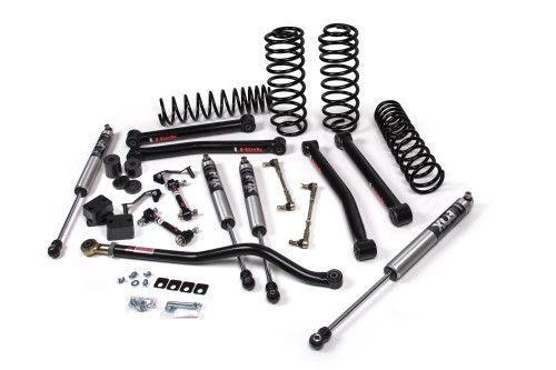 JKS Manufacturing JSPEC163KFP 2.5" J-Konnect Lift Kit FOX 2.0 Performance Shocks for 20-24 Jeep Wrangler Unlimited JL 4 Door 3.0L Diesel