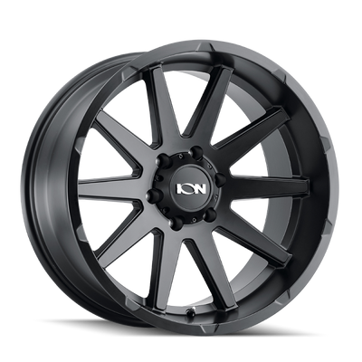 ION Wheels 143-2983MB 143 20x9 6x5.5 5" Backspace Matte Black Wheel for 19-25 RAM 1500, TRX & RHO