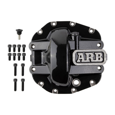 ARB 0750010B Rear M200 Differential Cover Black for 18-24 Jeep Wrangler JL Sport & Sahara