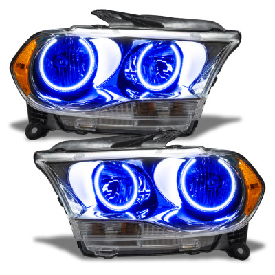 Oracle 7101-003 Pre-Assembled Halo Headlights Chrome Non-HID Red