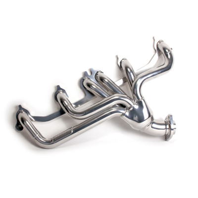 BBK 40520 1-1/2" Shorty Exhaust Header Silver Ceramic for 91-99 Jeep Grand Cherokee, Cherokee, Wrangler YJ & TJ 4.0L