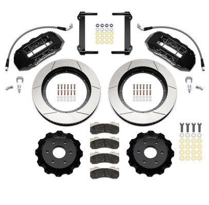 Wilwood 140-17389-R TX6R Front Big Brake Kit Red Calipers for 21