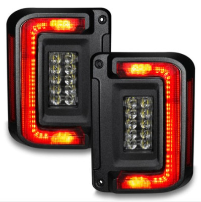 Oracle 5891-504 Flush Mount LED Tail Lights Red for 07-18 Jeep Wrangler JK