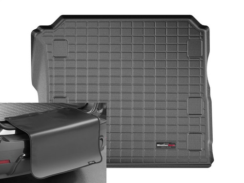 WeatherTech 401188SK Cargo Liner Black with Bumper Protector for 18-24 Jeep Wrangler Unlimited JL without Flat Load Floor with Subwoofer WeatherTech 401188SK Cargo Liner Black with Bumper Protector for 18-24 Jeep Wrangler Unlimited JL without Flat Load Floor with Subwoofer